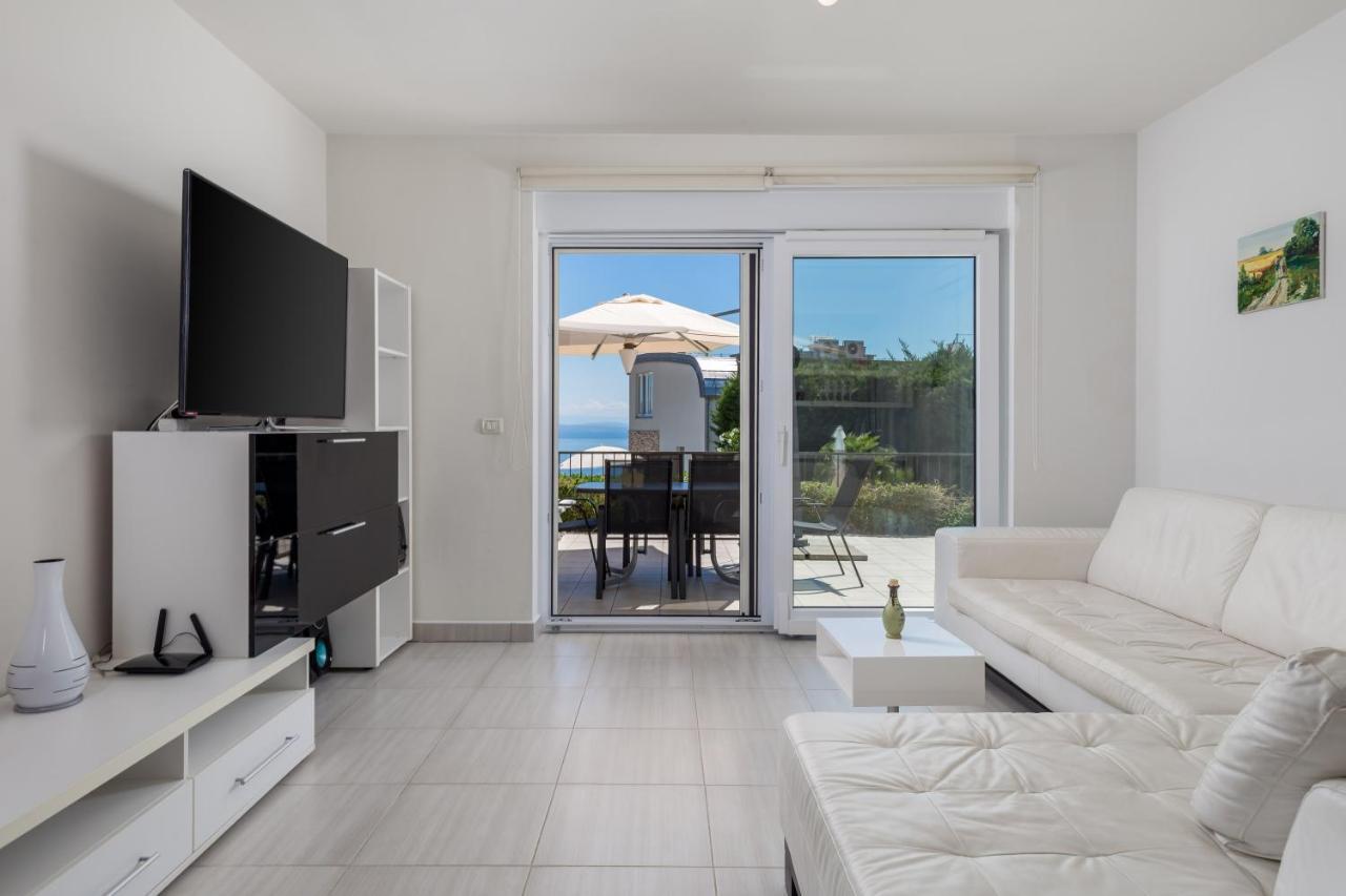 Pool Apartment Maurina Opatija With Sea View Icici Ngoại thất bức ảnh