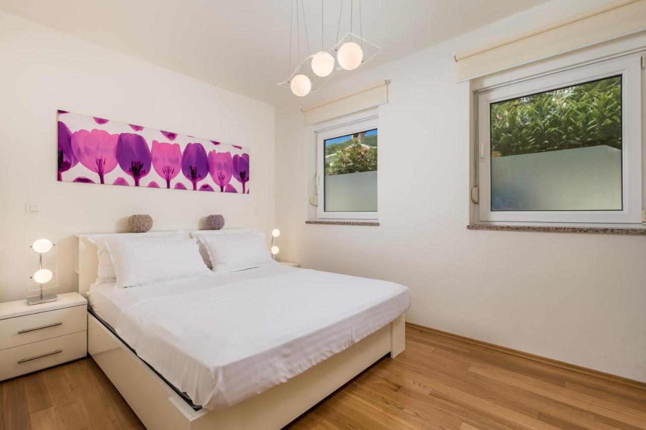 Pool Apartment Maurina Opatija With Sea View Icici Ngoại thất bức ảnh