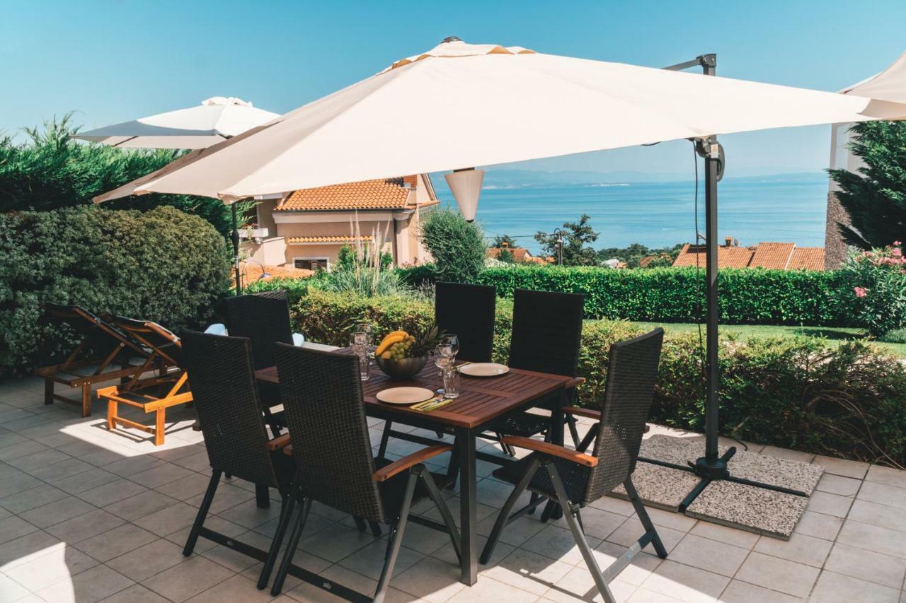 Pool Apartment Maurina Opatija With Sea View Icici Ngoại thất bức ảnh